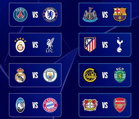 Emparejamientos de octavos / UEFA