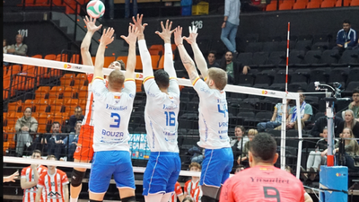 3-0. Punto final al sueño de la Copa del Voleibol Leganés