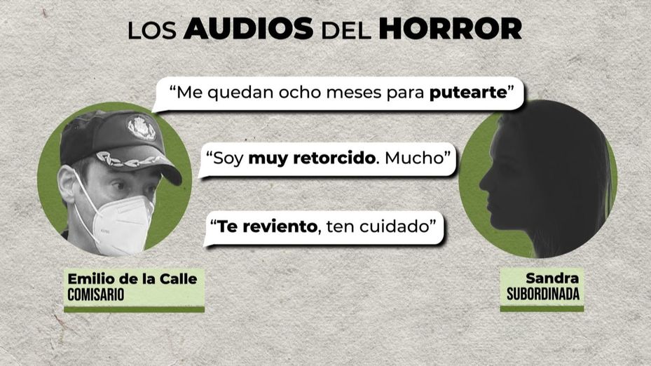 Un comisario de Policía, investigado por acosar a una subordinada: "Tengo ocho meses para putearte"