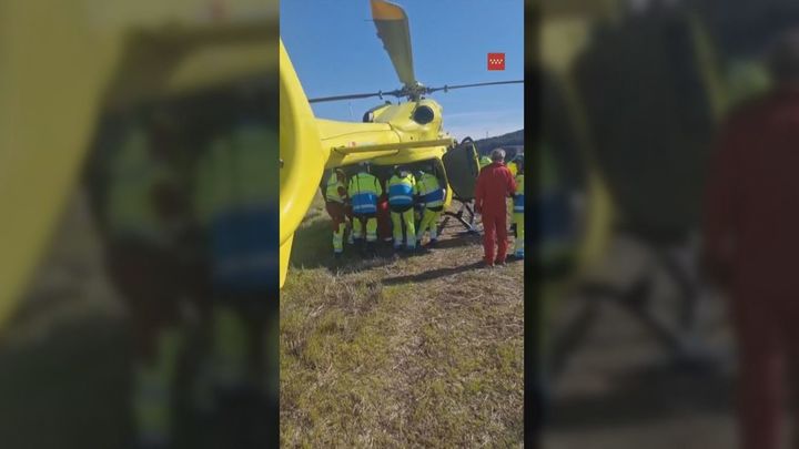 Herido grave un joven de 17 años cuando entrenaba en un circuito de motocross en Torres de la Alameda