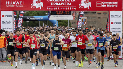 Miles de corredores llevan a Casa de Campo el galope del Caballo de Fuego en la Carrera de la Primavera