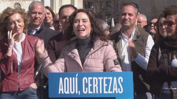 Ayuso pide votar al PP para dejar al PSOE en "cero" y mandar a Sánchez a las "páginas más oscuras de la historia"