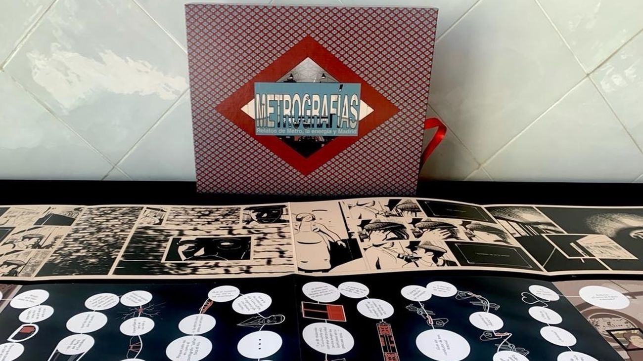 La exposición 'Metro Cómic, un viaje entre viñetas'  en la Nave de Motores