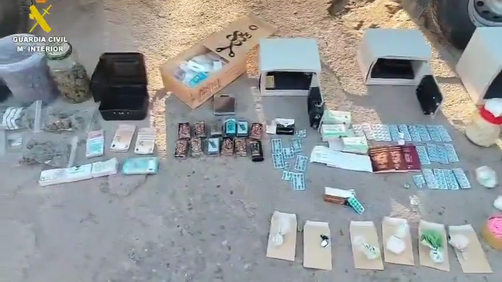 Dos detenidos por tráfico de drogas en Mejorada del Campo con cocaína, anfetaminas, hachís y marihuana