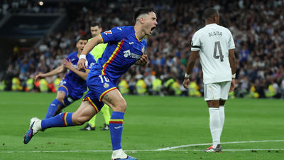 0-1. El Getafe aleja del liderato a un Real Madrid sin alma