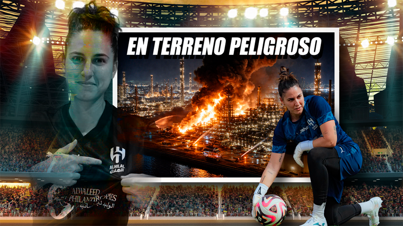 Noelia, una madrileña trotamundos del fúlbol en Arabia Saudí