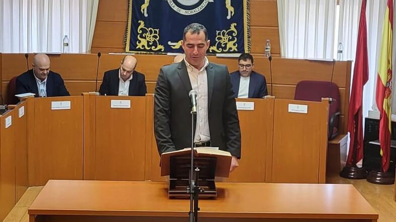 Ignacio Melero (PP), toma posesión como nuevo concejal de Moralzarzal