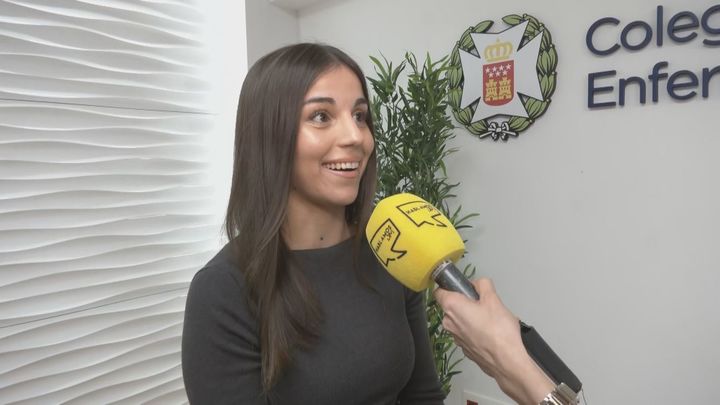 Conocemos a la a enfermera madrileña  Nº1 de España de tan solo 22 años