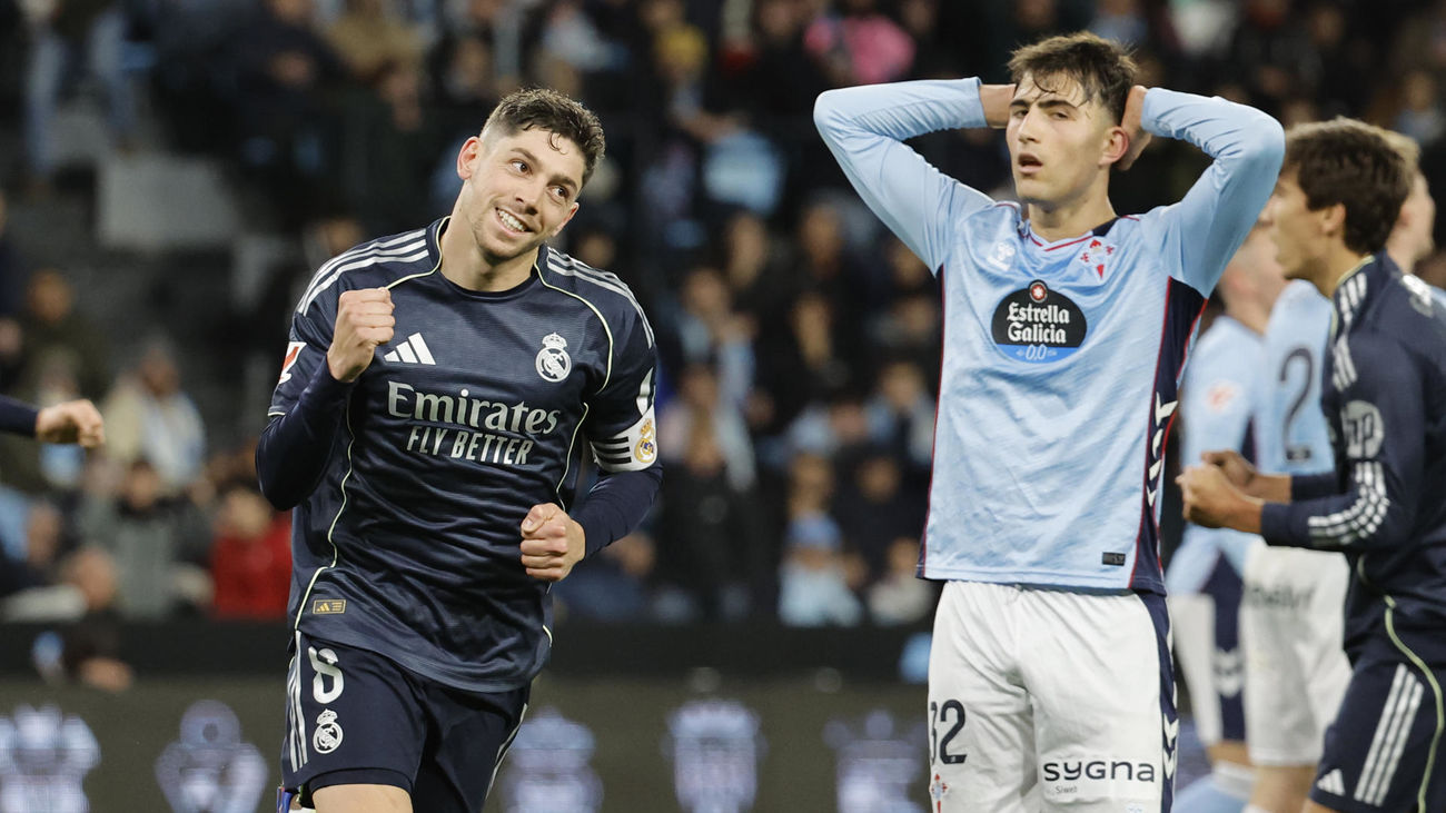Fede Valverde ante el Celta