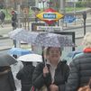 Día lluvioso en Madrid