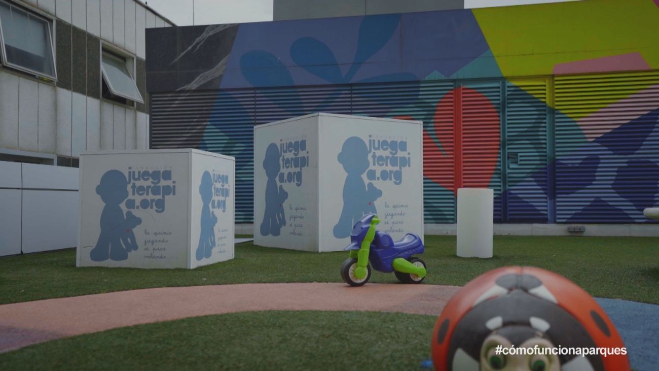 Un jardín en la azotea del Hospital de La Paz: el 'parque' que ayuda a los niños en sus tratamientos