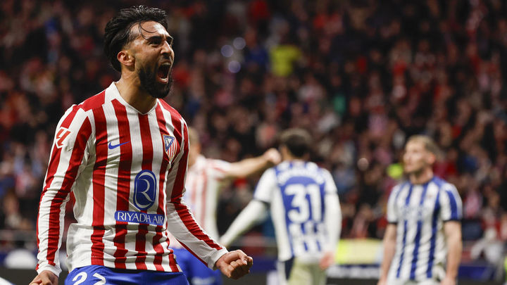 3-2. Nico González impulsa al Atlético ante la Real Sociedad
