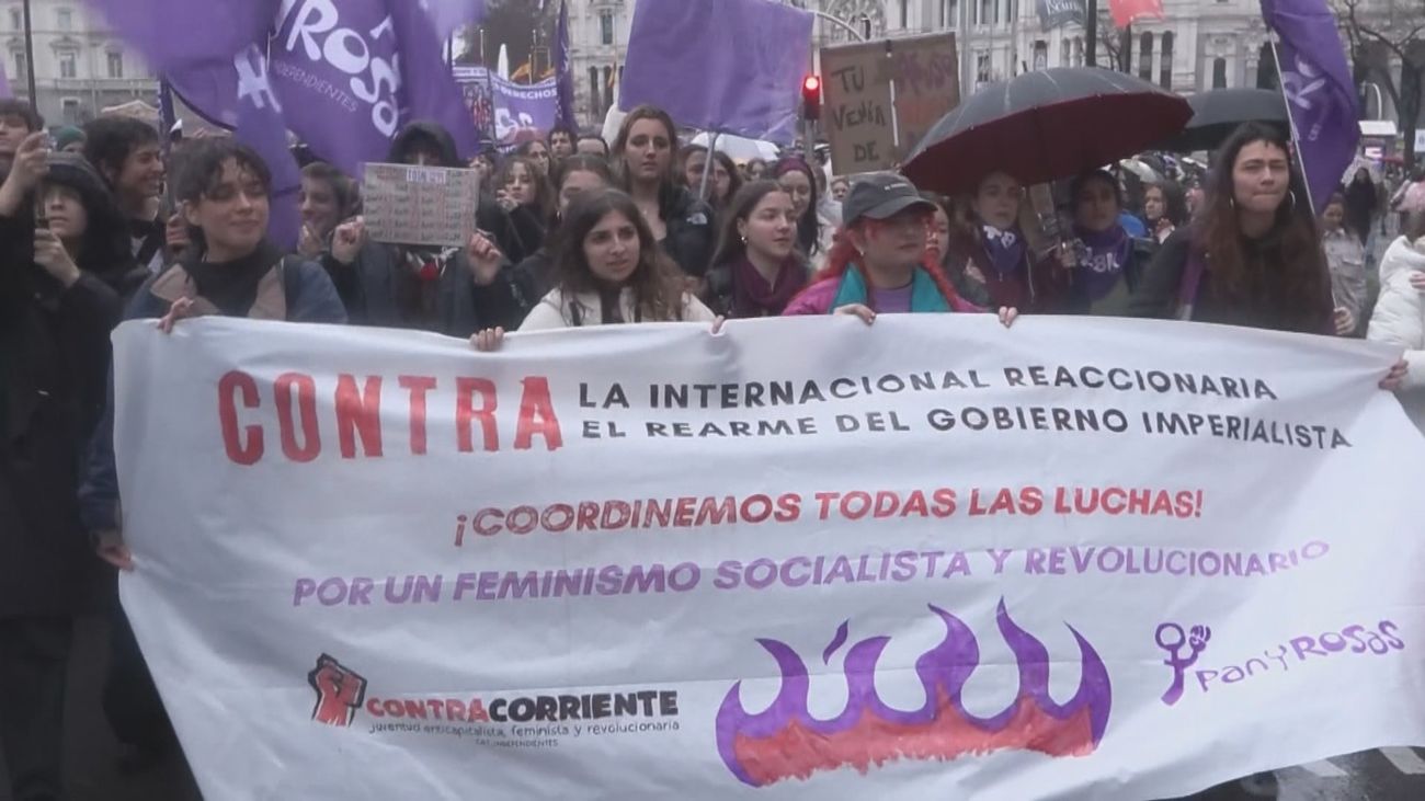 Marcha del 8-M en Madrid
