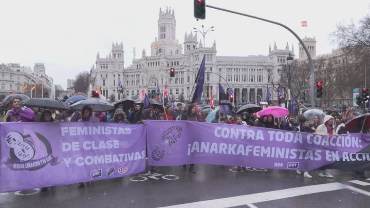 Manifestación por el 8-M en Madrid