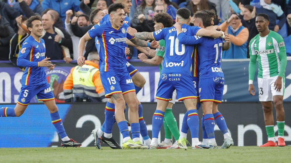 2-0. Un Getafe lanzado doblega al Betis en el Coliseum