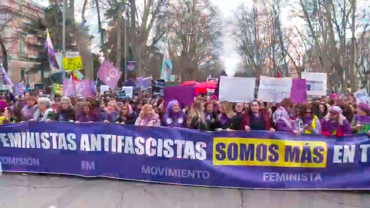 El feminismo vuelve a marchar dividido  en Madrid el Día de la Mujer
