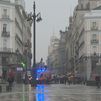 Lunes lluvioso en Madrid con aviso amarillo por nieve en la sierra
