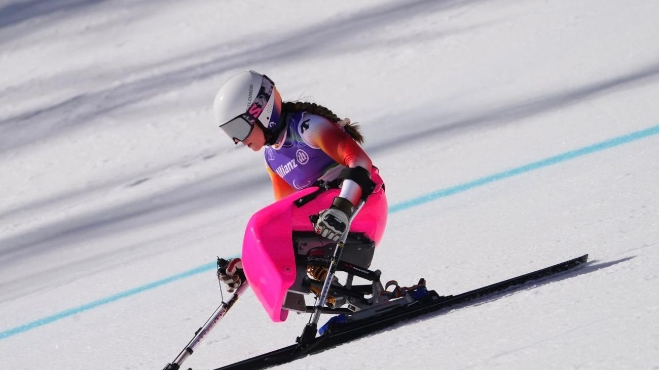 Audrey Pascual durante los Juegos Paralímpicos de Invierno de Milán y Cortina d'Ampezzo 2026