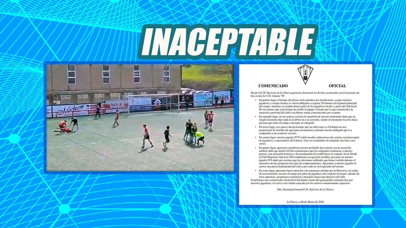 Agresión a un árbitro y comunicado increible justificándola