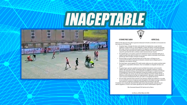 Agresión a un árbitro y comunicado increible justificándola