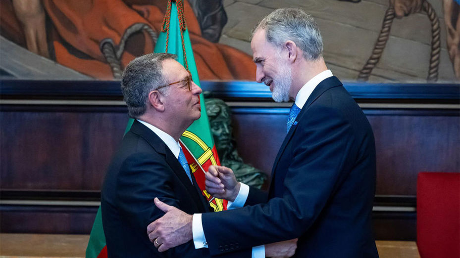 El rey Felipe VI asiste a la investidura del nuevo presidente de Portugal, António José Seguro