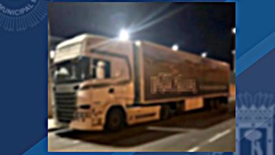 Recuperan en Carabanchel un tráiler robado en Ciudad Real con carga valorada en 45.000 euros