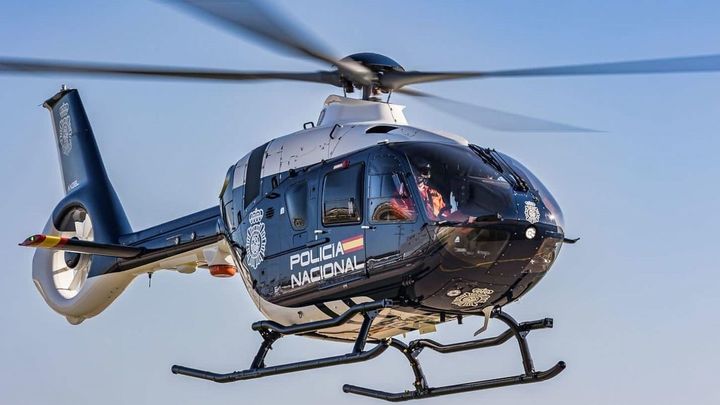Imagen de archivo de un helicóptero de la Policía Nacional