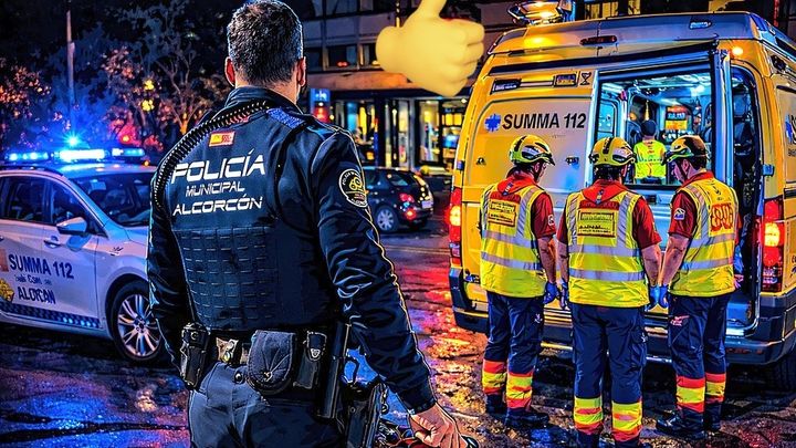 Dos intervenciones policiales en Alcorcón evitan una tragedia y salvan dos vidas