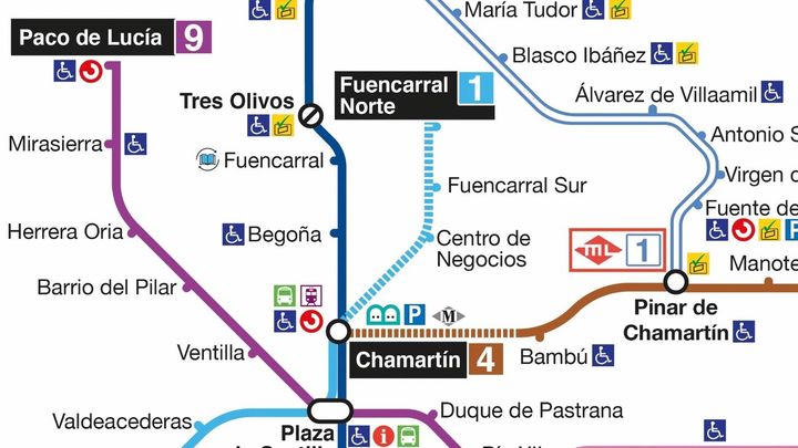 A consulta pública las 5 alternativas para ampliar el metro a Madrid Nuevo Norte