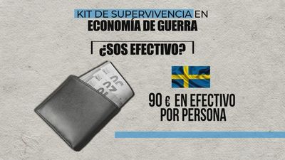 Kit de supervivencia en economía de guerra: tener en efectivo 90 euros por persona