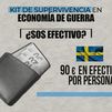 Kit de supervivencia en economía de guerra: tener en efectivo 90 euros por persona