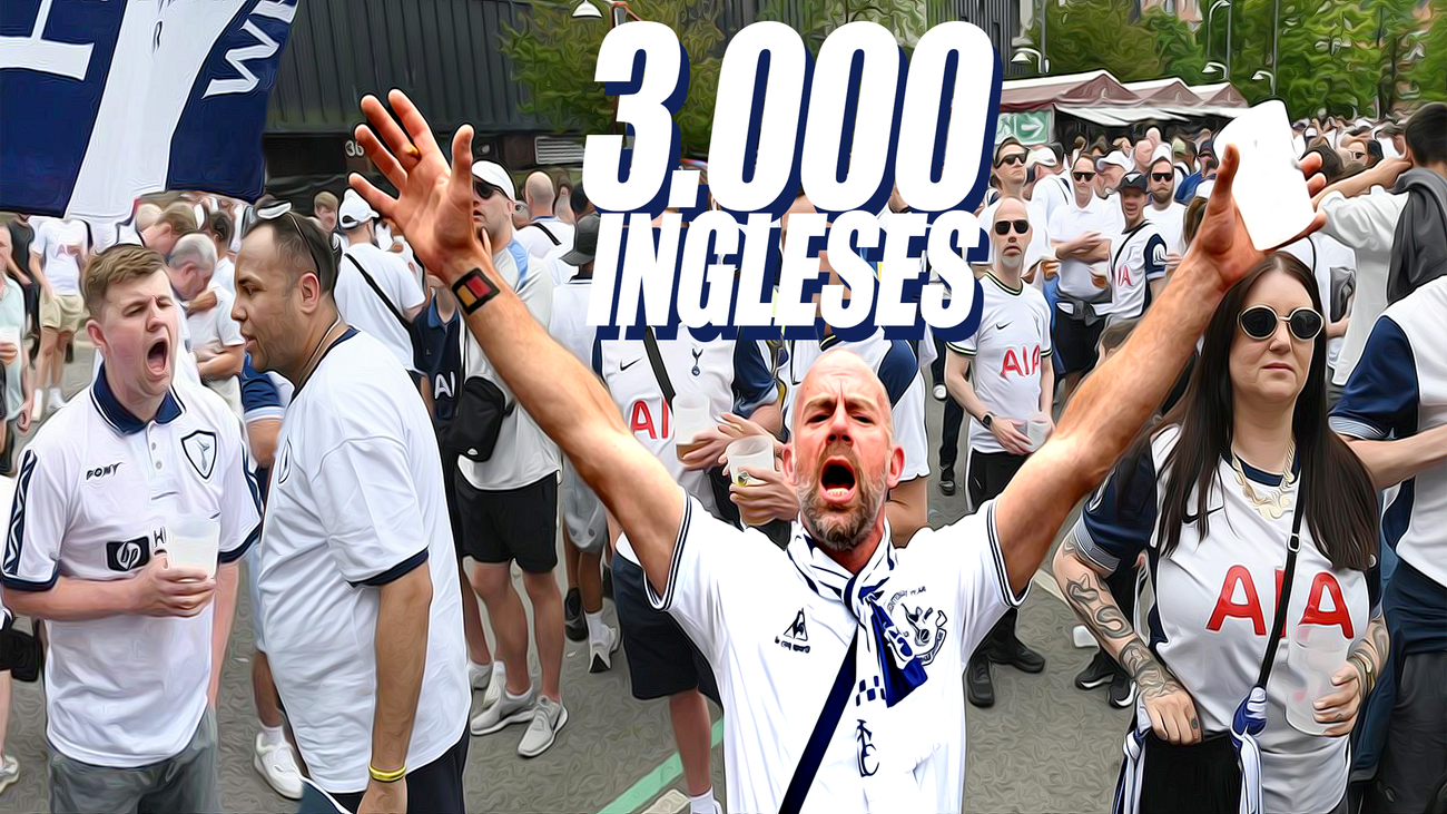 Más de 3.000 aficionados ingleses toman las calles de Madrid