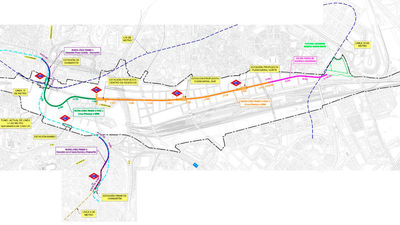 Las cinco alternativas para llevar el Metro a Madrid Nuevo Norte