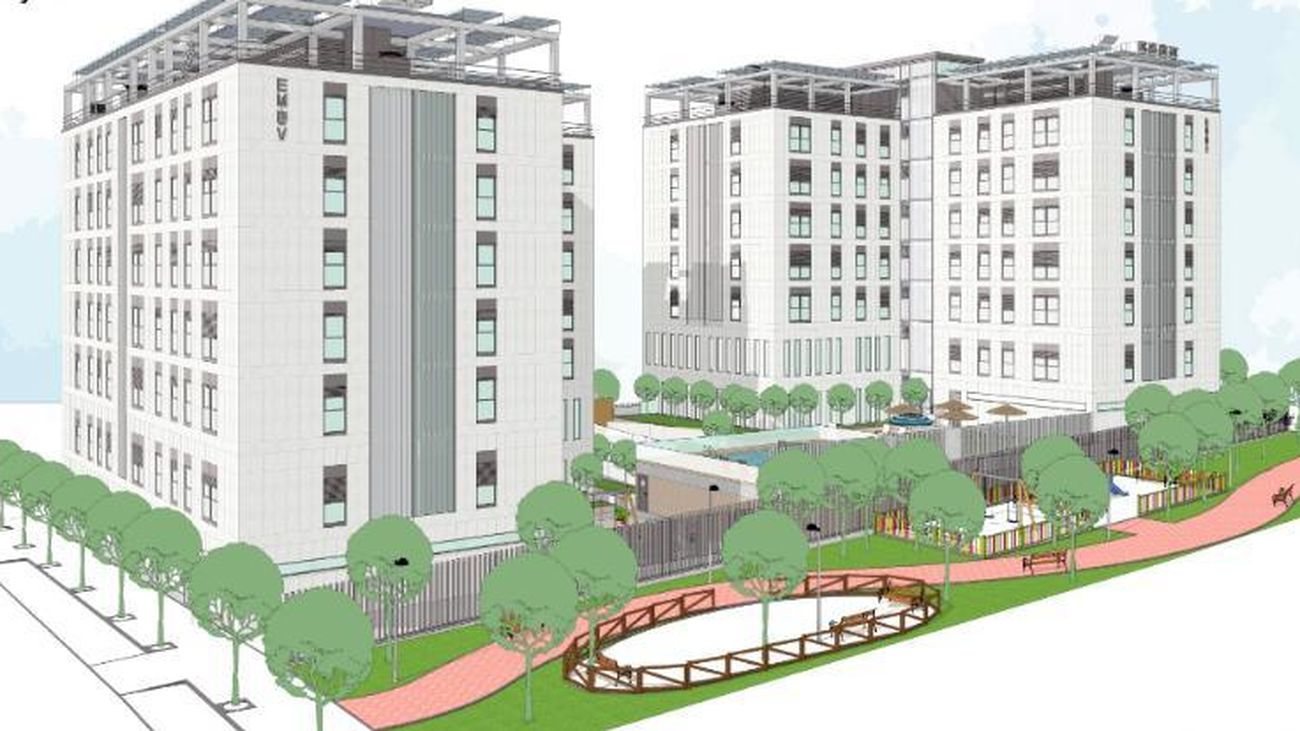 Proyecto de viviendas en Sanse