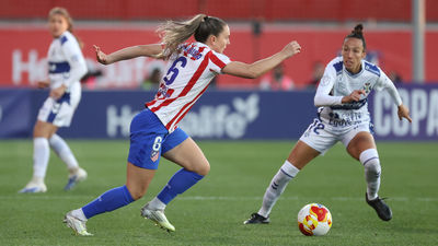1-0. El Atlético de Madrid gana al Tenerife en la ida de semifinales de la Copa de la Reina