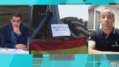 Cipri Guillén, agricultor, reclama el gasóleo fijo y profesional para el gremio: "Voy a pagar 4.000 euros más por llevar alimentos a la gente"