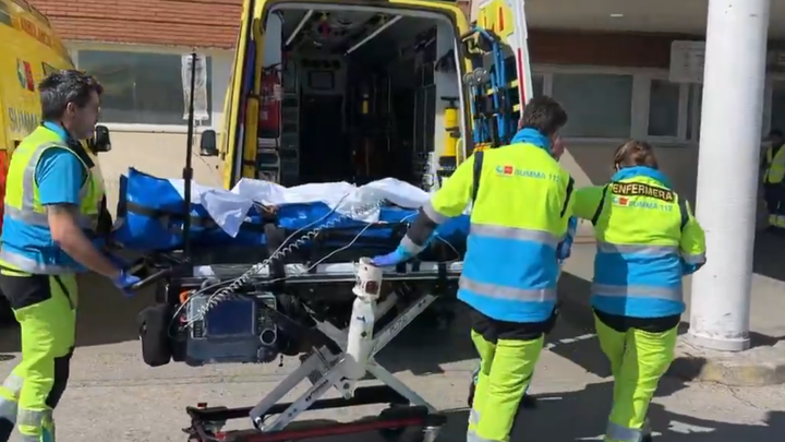 En estado grave un trabajador tras caer desde un andamio en Fuenlabrada