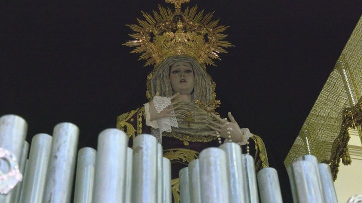 La Semana Santa de Ajalvir se prepara para brillar: su paso de misterio, el más grande de Madrid