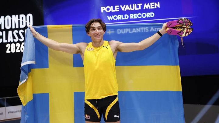 Duplantis bate con 6,31 metros, el récord del mundo de salto con pértiga