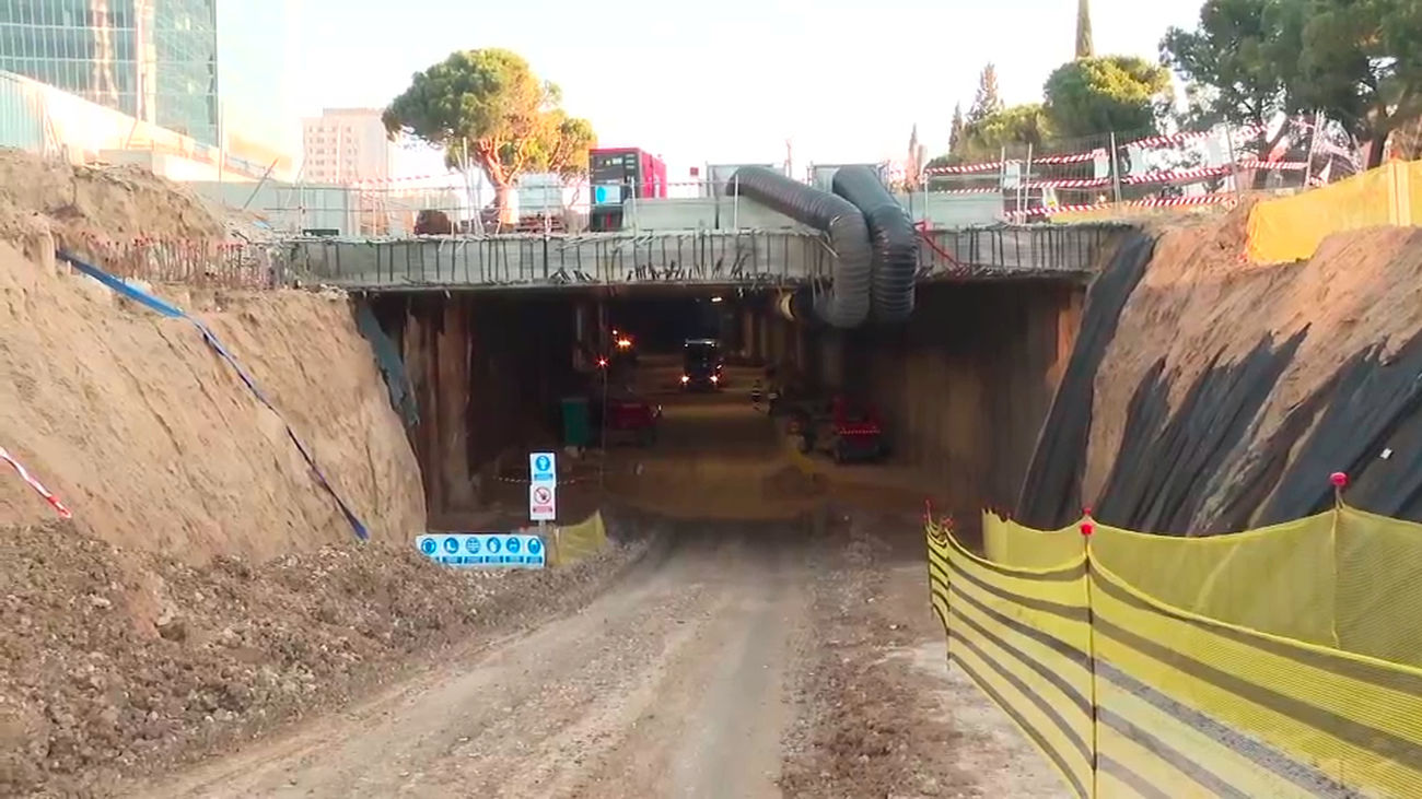 Así avanzan las obras del túnel de Parque Castellana: casi el 90% de los pilotes ya están instalados
