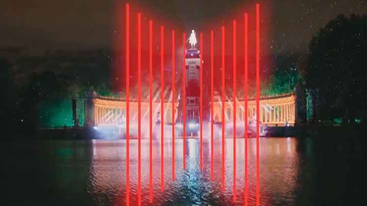 El Festival Internacional de Luz ilumina la noche de Madrid