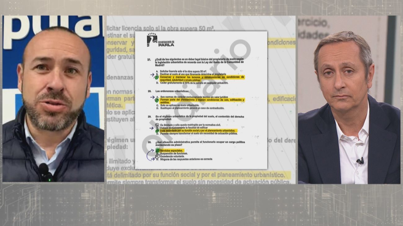 El portavoz del Partido Popular en Parla nos da su opinión sobre el caso de las oposiciones amañadas
