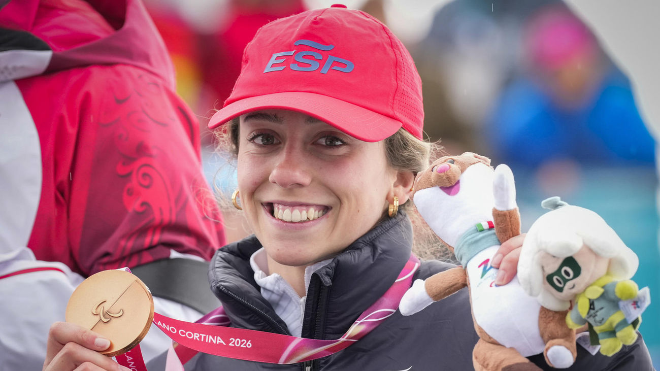 Audrey Pascual, eslalon de bronce y póquer de medallas