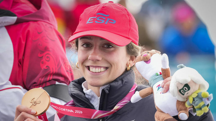 Audrey Pascual, eslalon de bronce y póquer de medallas