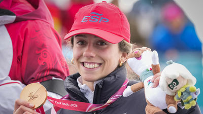 Audrey Pascual, eslalon de bronce y póquer de medallas