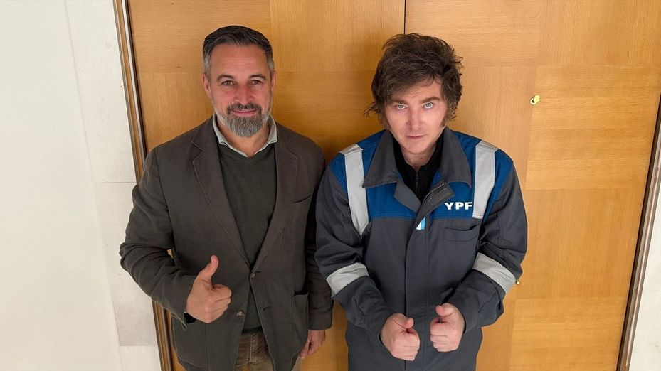 Abascal se reúne con Milei, al que califica como "referente internacional de la libertad"