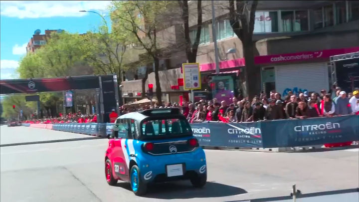 Exhibición de la Fórmula E en el corazón de Madrid