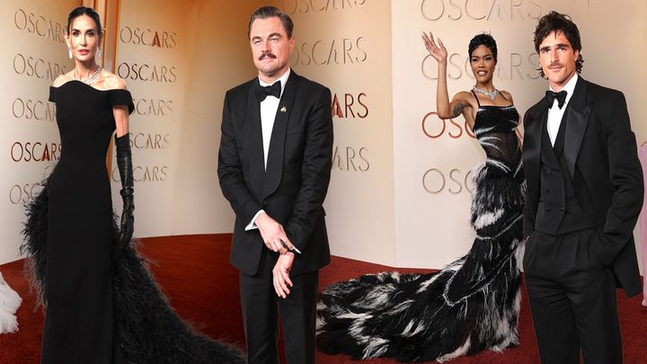 Una alfombra roja de los Oscar llena de glamour