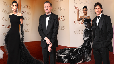 Una alfombra roja de los Oscar llena de glamour