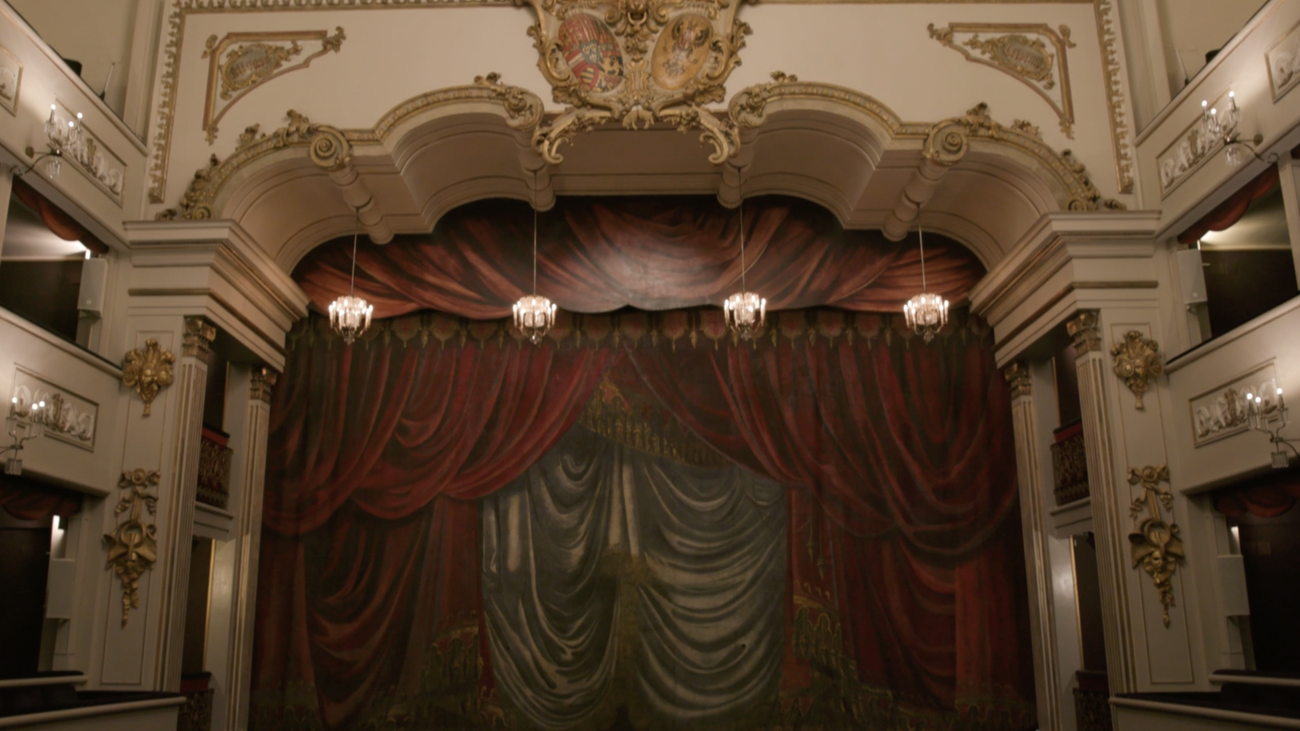 Escenario del Teatro Real Carlos III de Aranjuez